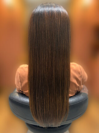 髪質改善+カラー