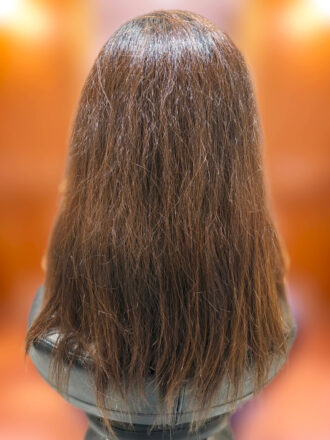 髪質改善+カラー